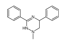 1-methyl-3,5-diphenyl-5,6-dihydro-2H-1,2,4-triazine Structure