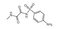 4-Amino-N-benzolsulfonyl-oxamidsaeure-N'-methylamid Structure