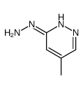 (5-methylpyridazin-3-yl)hydrazine结构式