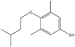 3,5-dimethyl-4-(3-methylbutoxy)benzenethiol structure
