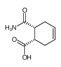 6-carbamoylcyclohex-3-enecarboxylic acid结构式