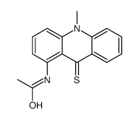 N-(10-methyl-9-sulfanylideneacridin-1-yl)acetamide Structure