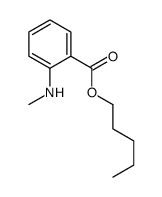 2-Methylaminobenzoic acid pentyl ester结构式