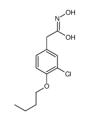 2-(4-Butoxy-3-chlorophenyl)-N-hydroxyacetamide结构式