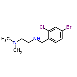 N'-(4-Bromo-2-chlorobenzyl)-N,N-dimethyl-1,2-ethanediamine结构式