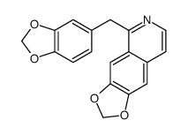 5-(1,3-benzodioxol-5-ylmethyl)-[1,3]dioxolo[4,5-g]isoquinoline Structure