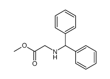 N-(1,1-diphenylmethyl) glycine methyl ester结构式