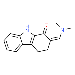 2-DIMETHYLAMINOMETHYLENE-2,3,4,9-TETRAHYDRO-CARBAZOL-1-ONE结构式