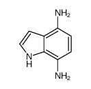 1H-Indole-4,7-diamine(9CI) Structure