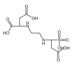 (2S)-2-[2-[(2-carboxy-1-sulfoethyl)amino]ethylamino]butanedioic acid Structure