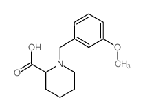 1-(3-METHOXY-BENZYL)-PIPERIDINE-2-CARBOXYLIC ACID structure