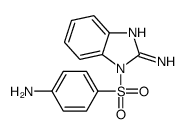 1-(4-aminophenyl)sulfonylbenzimidazol-2-amine结构式