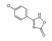 3-(4-Chlorophenyl)-1,2,4-oxadiazol-5(2H)-one结构式