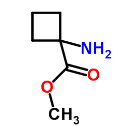 Methyl 1-aminocyclobutanecarboxylate Structure