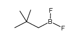 difluoro(neopentyl)borane Structure