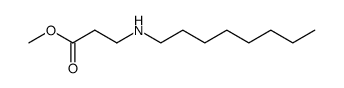 methyl 3-(N-octylamino)propionate structure