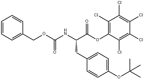 O-(1,1-Dimethylethyl)-N-[(benzyloxy)carbonyl]-L-tyrosine pentachlorophenyl ester structure