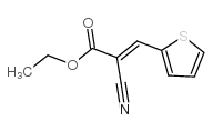 乙基 2-氰基-3-(2-噻嗯基)丙烯酰酸结构式