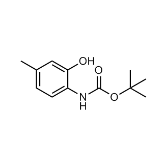 Tert-butyln-(2-hydroxy-4-methylphenyl)carbamate structure