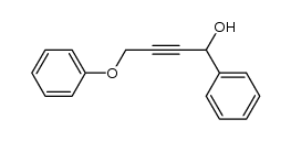 4-phenoxy-1-phenylbut-2-yn-1-ol结构式