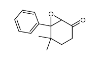 2,3-epoxy-4,4-dimethyl-3-phenyl-cyclohexanone Structure