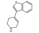 4-(benzothiophen-3-yl)-1,2,3,6-tetrahydropyridine Structure