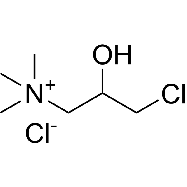 3-Chloro-2-hydroxypropyltrimethylammonium chloride structure