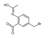 N-[4-(bromomethyl)-2-nitrophenyl]acetamide结构式