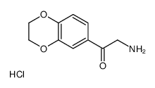 2-AMINO-1-(2,3-DIHYDRO-BENZO[1,4]DIOXIN-6-YL)-ETHANONE Structure