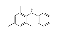 2,4,6-trimethyl-N-(2-methylphenyl)aniline结构式