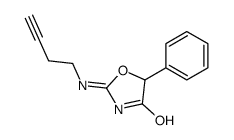 2-(but-3-ynylamino)-5-phenyl-1,3-oxazol-4-one Structure