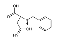 (2S)-4-amino-2-(benzylamino)-4-oxobutanoic acid Structure