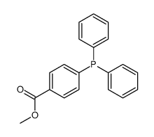 methyl 4-diphenylphosphanylbenzoate Structure