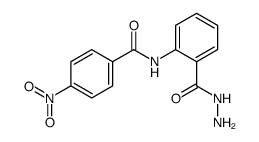 2-(4-nitrobenzoylamino)benzoylhydrazine Structure