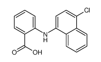 2-[(4-chloronaphthalen-1-yl)amino]benzoic acid结构式