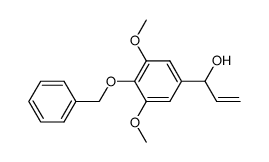 3-(4-benzyloxy-3,5-dimethoxyphenyl)-3-hydroxypropene Structure