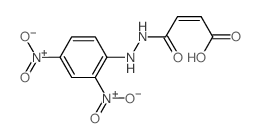 3-[[(2,4-dinitrophenyl)amino]carbamoyl]prop-2-enoic acid结构式