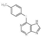 6-(4-methylphenyl)sulfanyl-5H-purine Structure