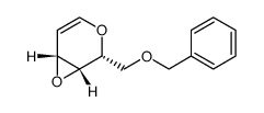 (1R,2R,6R)-2-((benzyloxy)methyl)-3,7-dioxabicyclo[4.1.0]hept-4-ene Structure