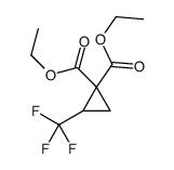 diethyl 2-(trifluoromethyl)cyclopropane-1,1-dicarboxylate结构式