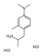 4-(2-aminopropyl)-N,N,3-trimethylaniline,dihydrochloride Structure