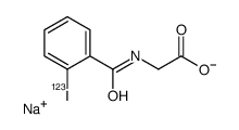 sodium,2-[(2-iodanylbenzoyl)amino]acetate结构式