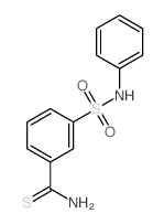 Benzenecarbothioamide,3-[(phenylamino)sulfonyl]- picture