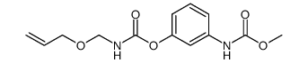 (3-Allyloxymethylcarbamoyloxy-phenyl)-carbamic acid methyl ester Structure