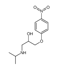 1-(4-Nitrophenoxy)-3-(isopropylamino)-2-propanol Structure