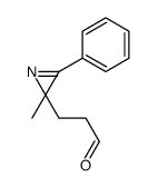 3-(2-methyl-3-phenylazirin-2-yl)propanal Structure