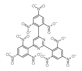 Pyrimidine,2,4,6-tris(2,4,6-trinitrophenyl)-结构式