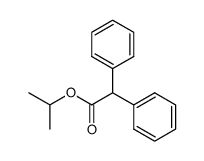 Benzeneacetic acid, a-phenyl-, 1-Methylethyl ester structure