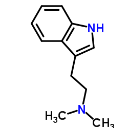 N,N-二甲基色胺结构式