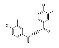 1,4-bis(4-chloro-3-methylphenyl)but-2-yne-1,4-dione Structure